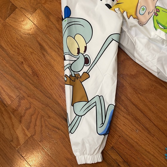 Members Only Nickelodeon Jacket size Large lightweight 2 pockets zip fro… - Picture 8 of 16